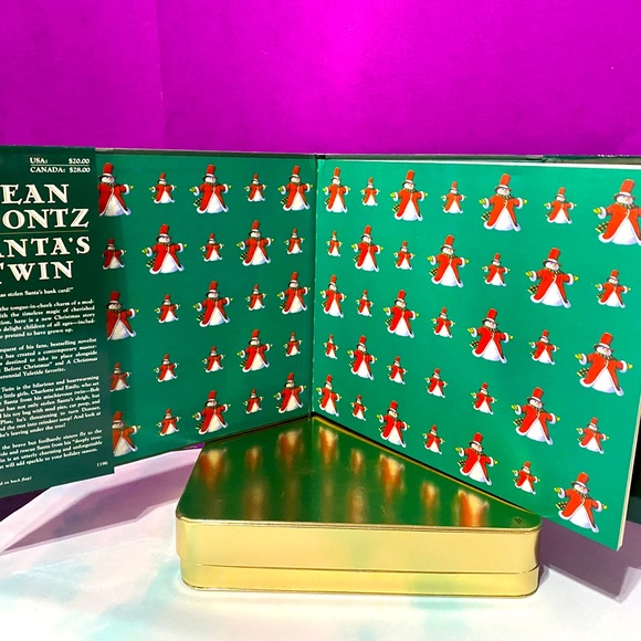 SANTA’S TWIN VTG 1996 HARDCOVER w/DUST JACKET CHRISTMAS BOOK VTG 1996 DE… - Picture 3 of 14